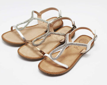 Sandalias niña Gioseppo perlitas modelo BONJOUR