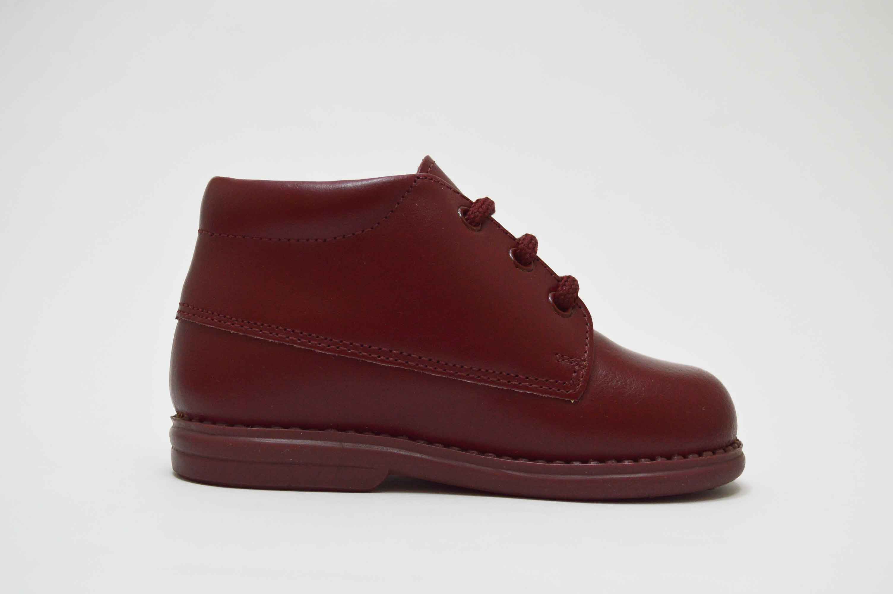 Botita cordones flor bordada niña - Imagen 7