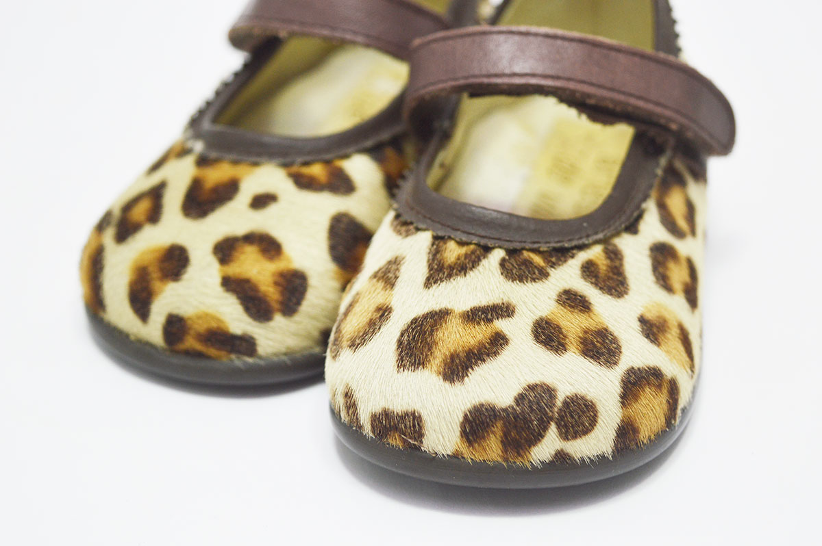 Merceditas estampado leopardo niña - Imagen 4