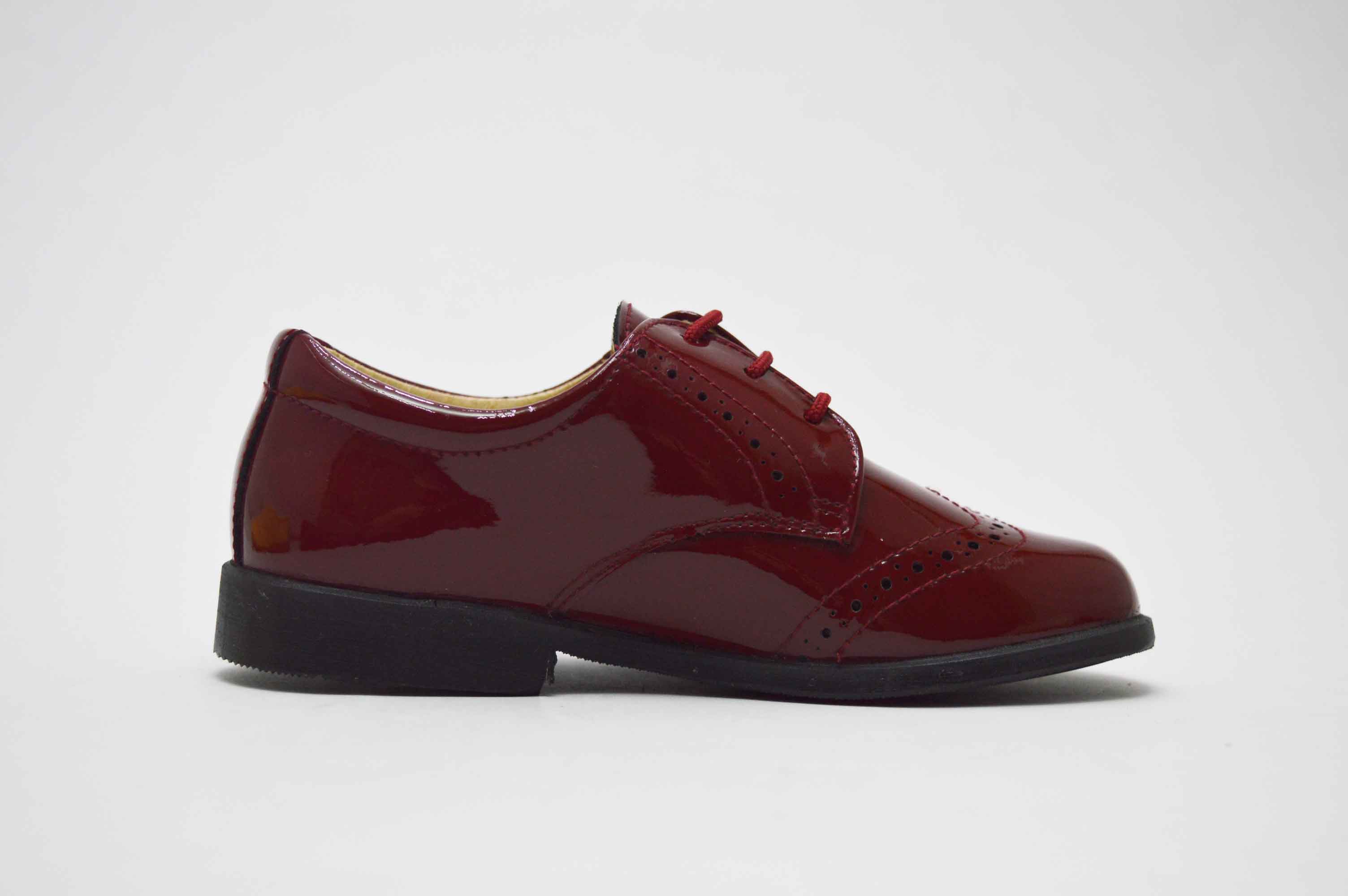 Zapato blucher picado ceremonia niño - Imagen 4