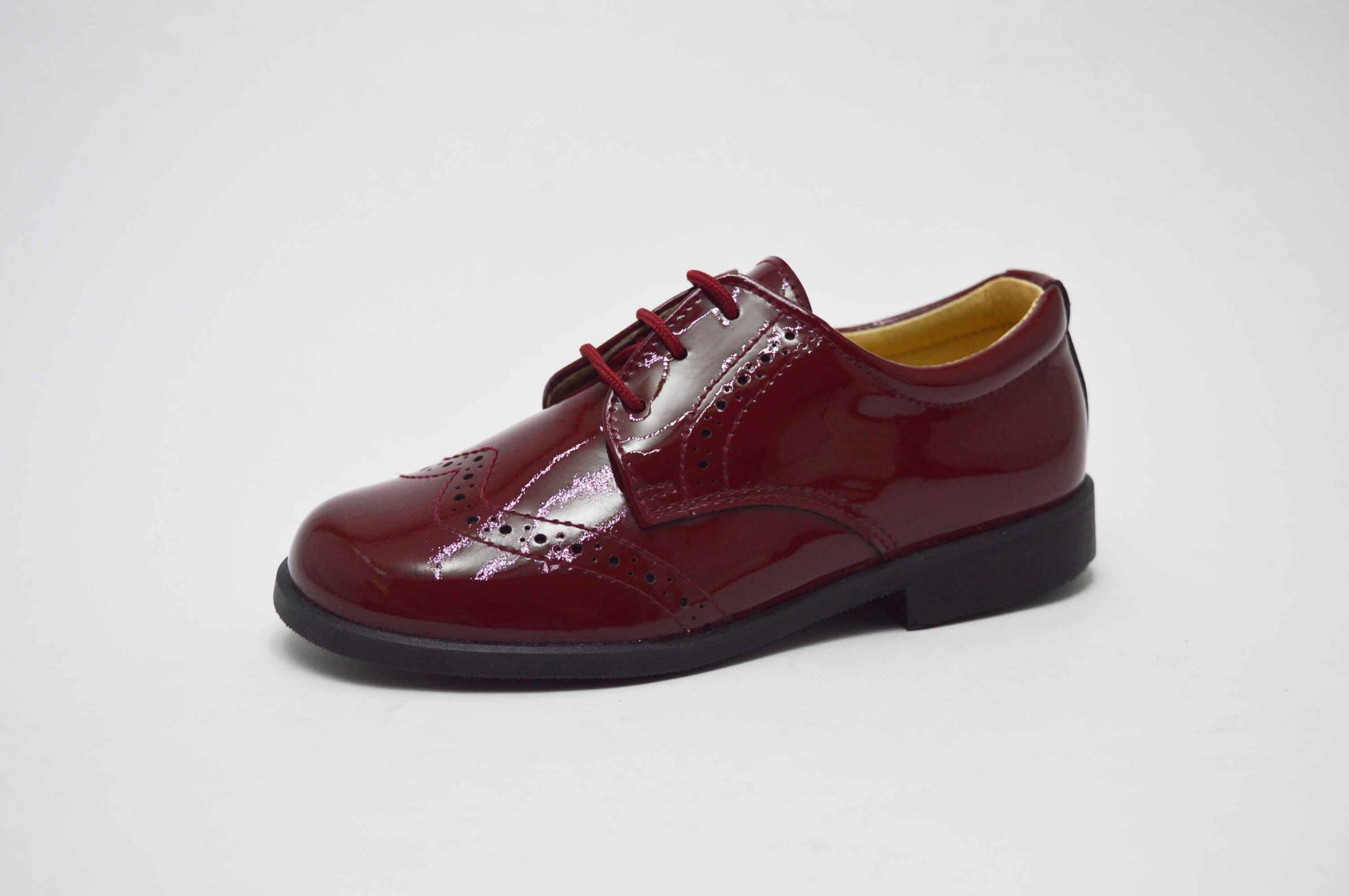 Zapato blucher picado ceremonia niño - Imagen 2