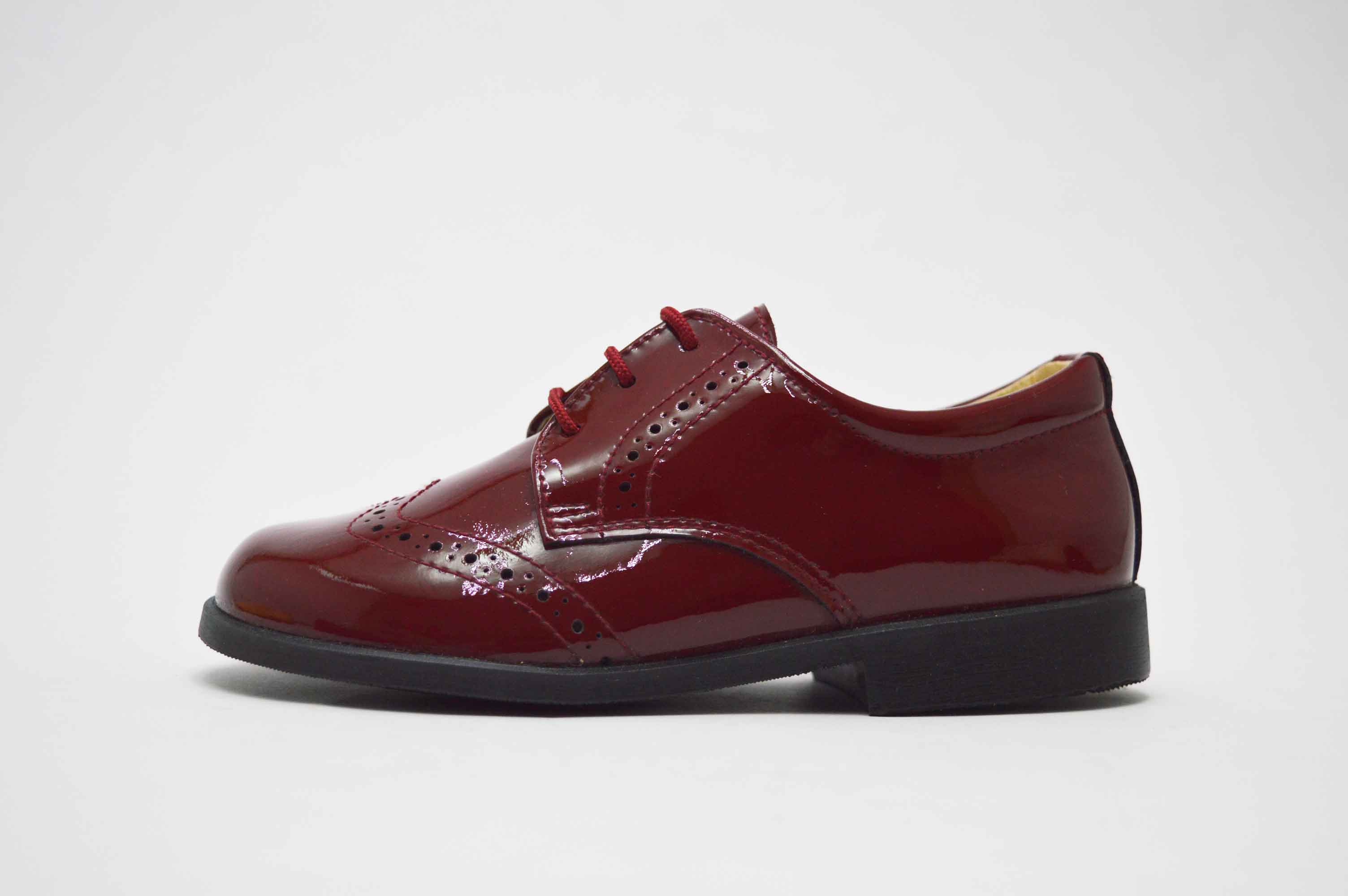 Zapato blucher picado ceremonia niño - Imagen 3