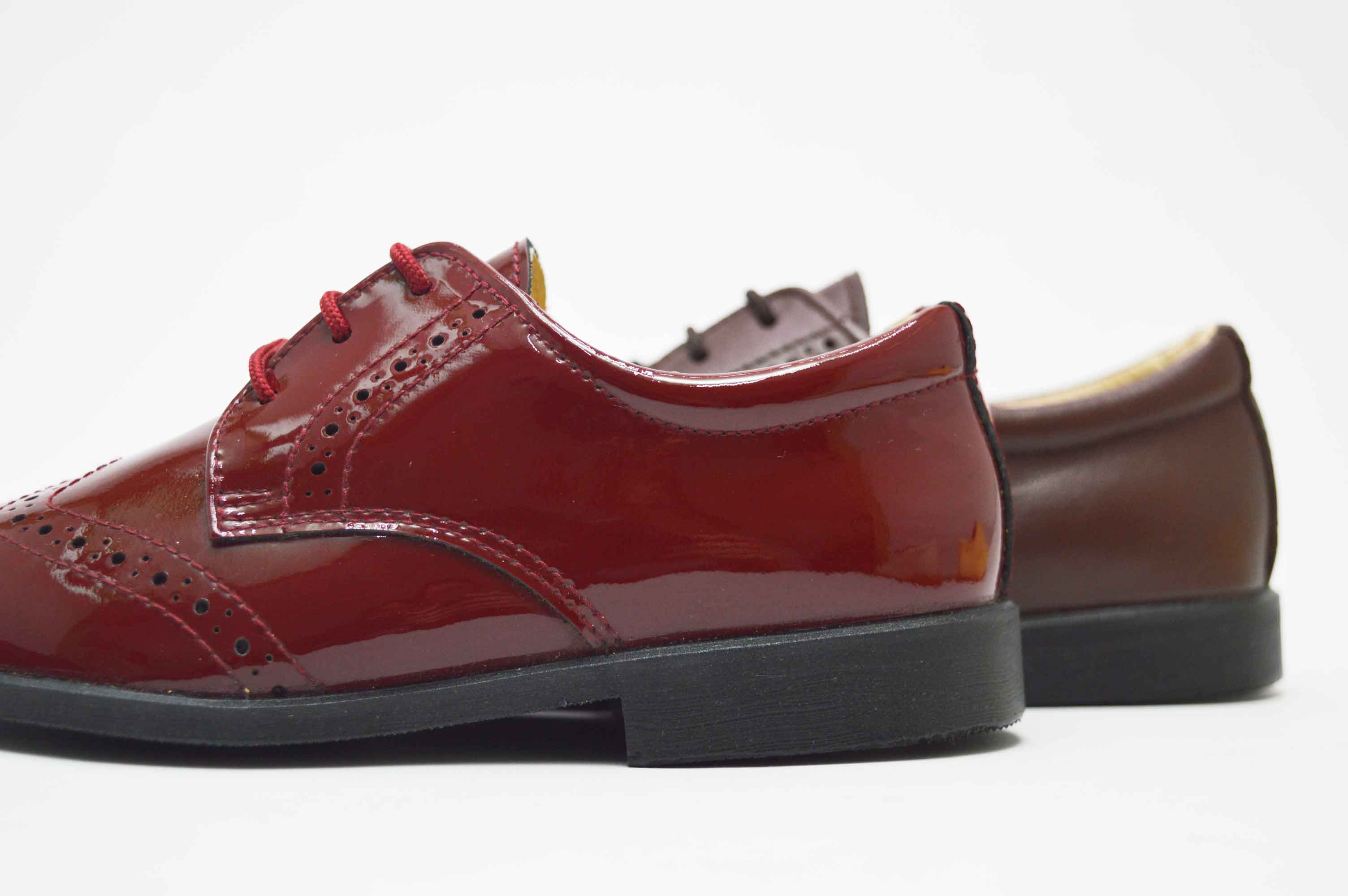 Zapato blucher picado ceremonia niño - Imagen 9