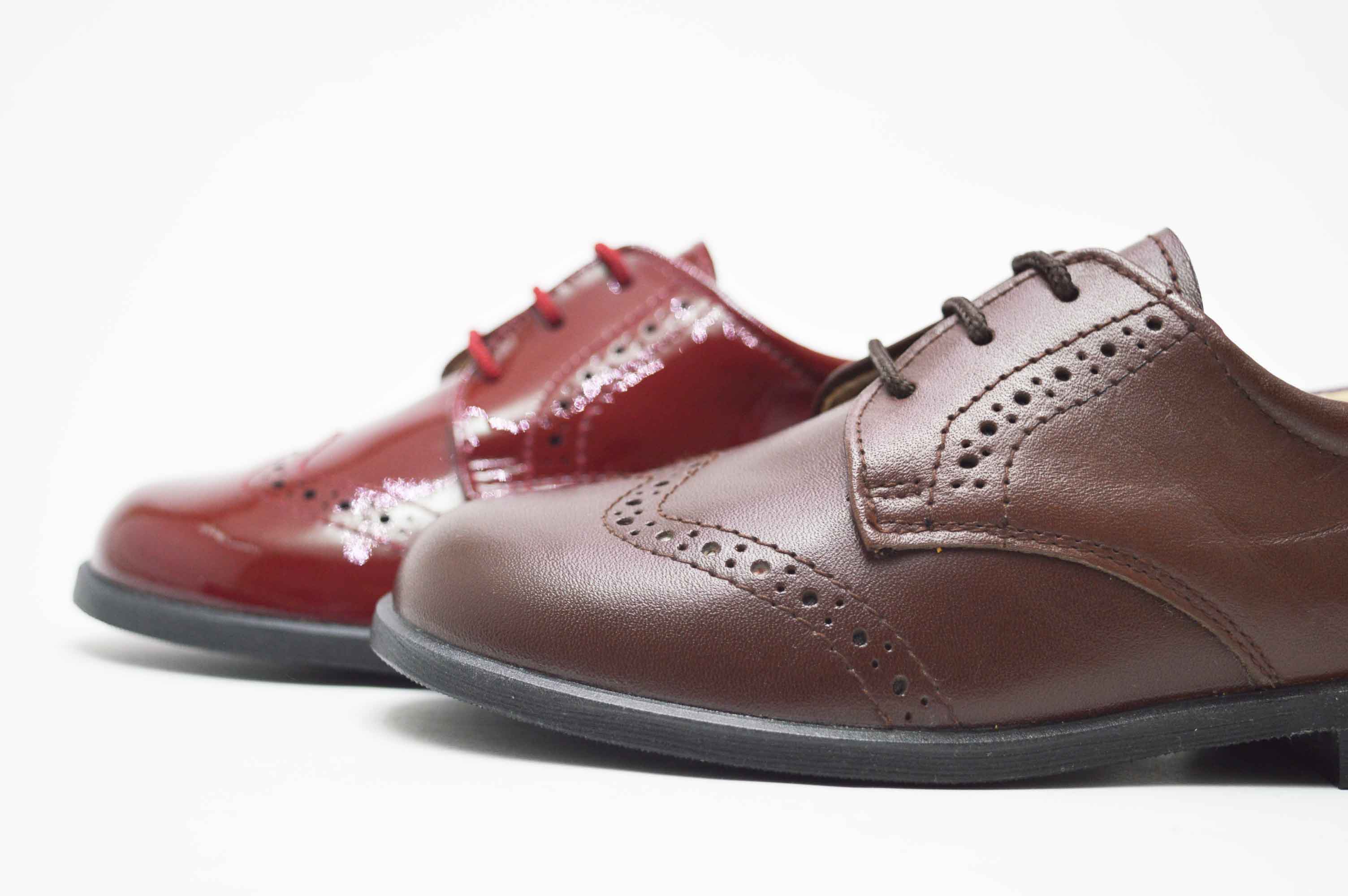 Zapato blucher picado ceremonia niño - Imagen 10
