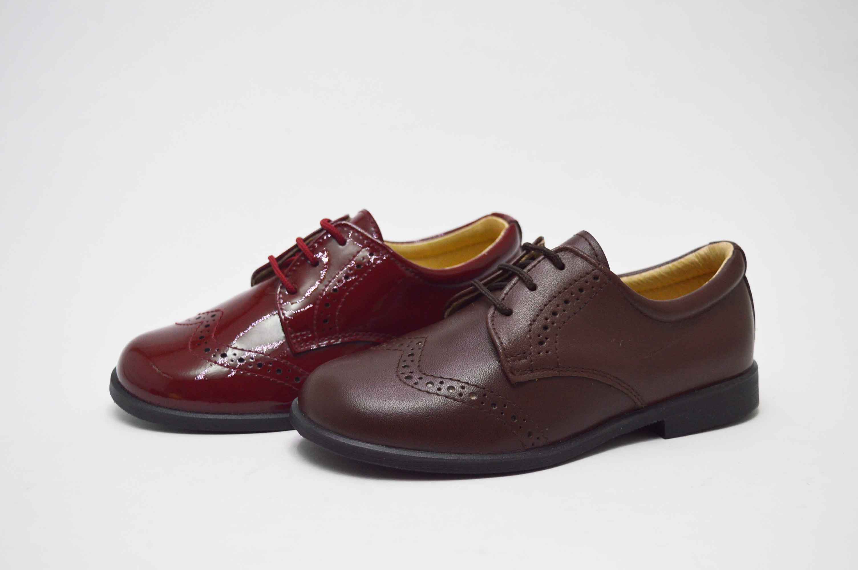 Zapato blucher picado ceremonia niño - Imagen 12
