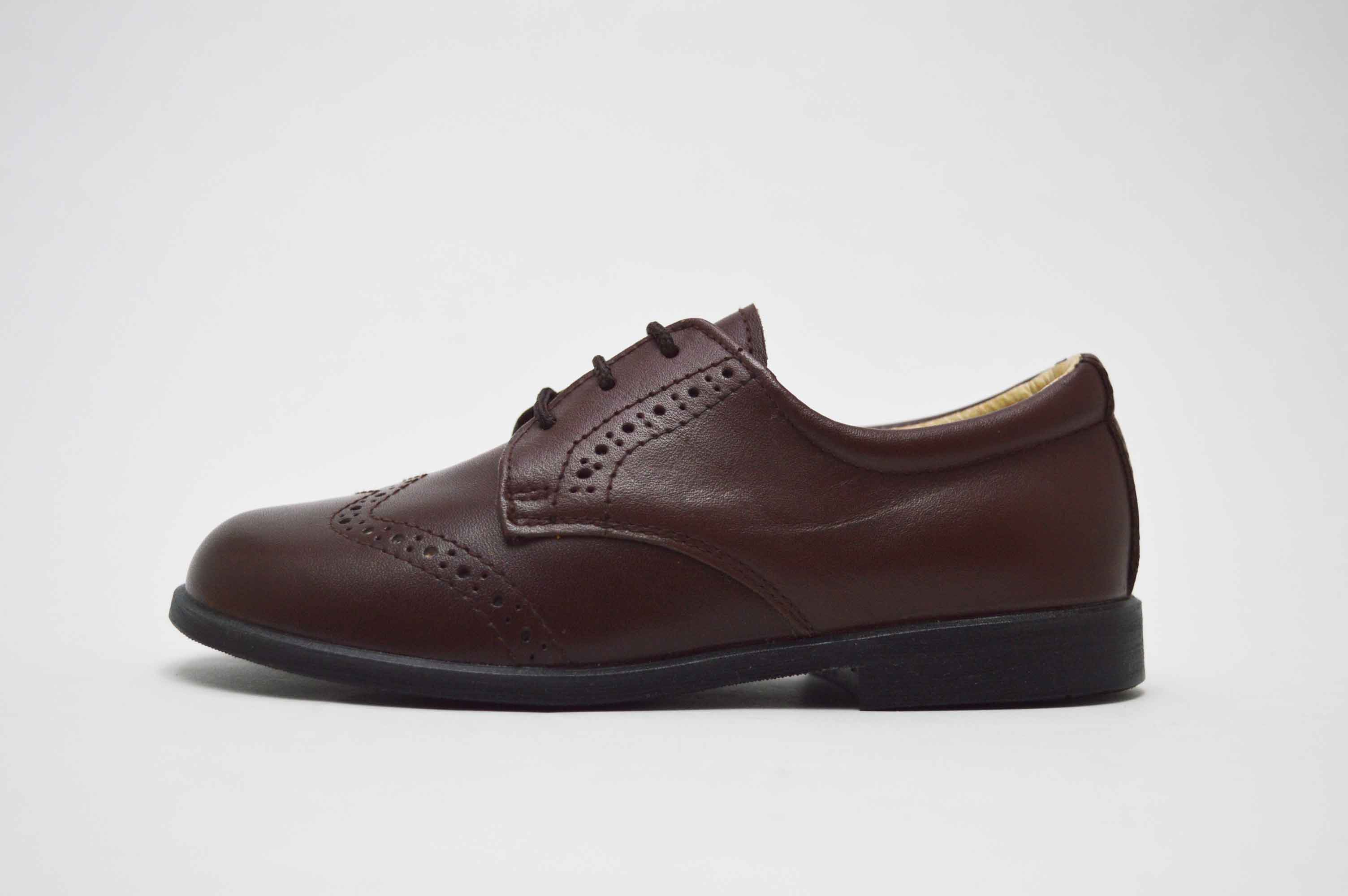 Zapato blucher picado ceremonia niño - Imagen 6