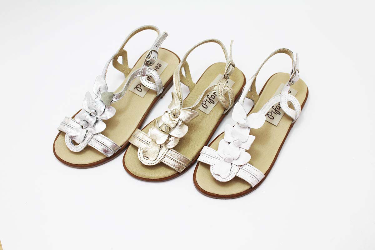 Sandalias niña flor - Imagen 4