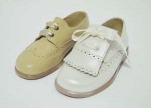 Zapato ceremonia nacarado beige y camel (1) - copia