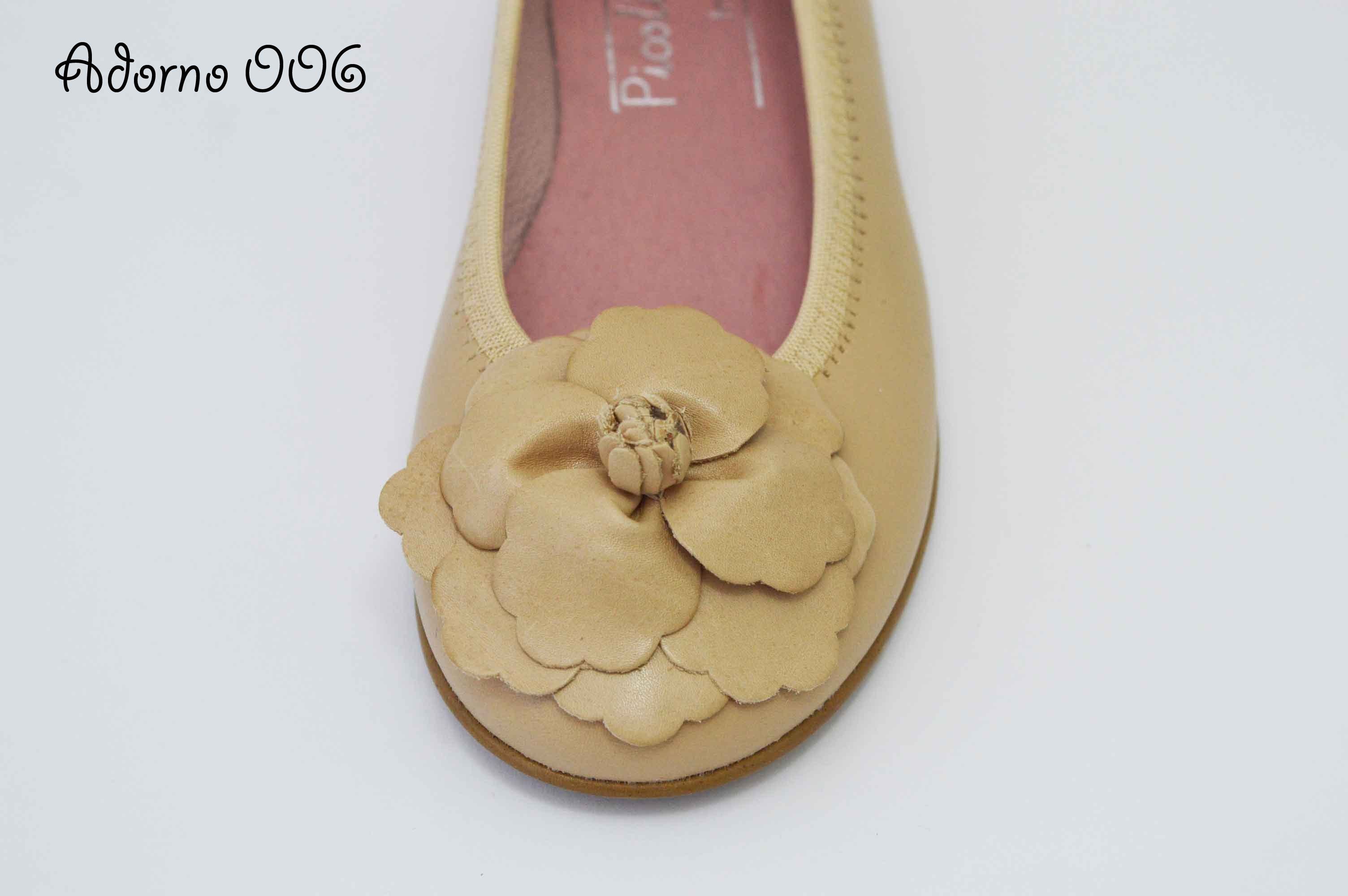 Bailarinas camel con adornos flor - Imagen 27