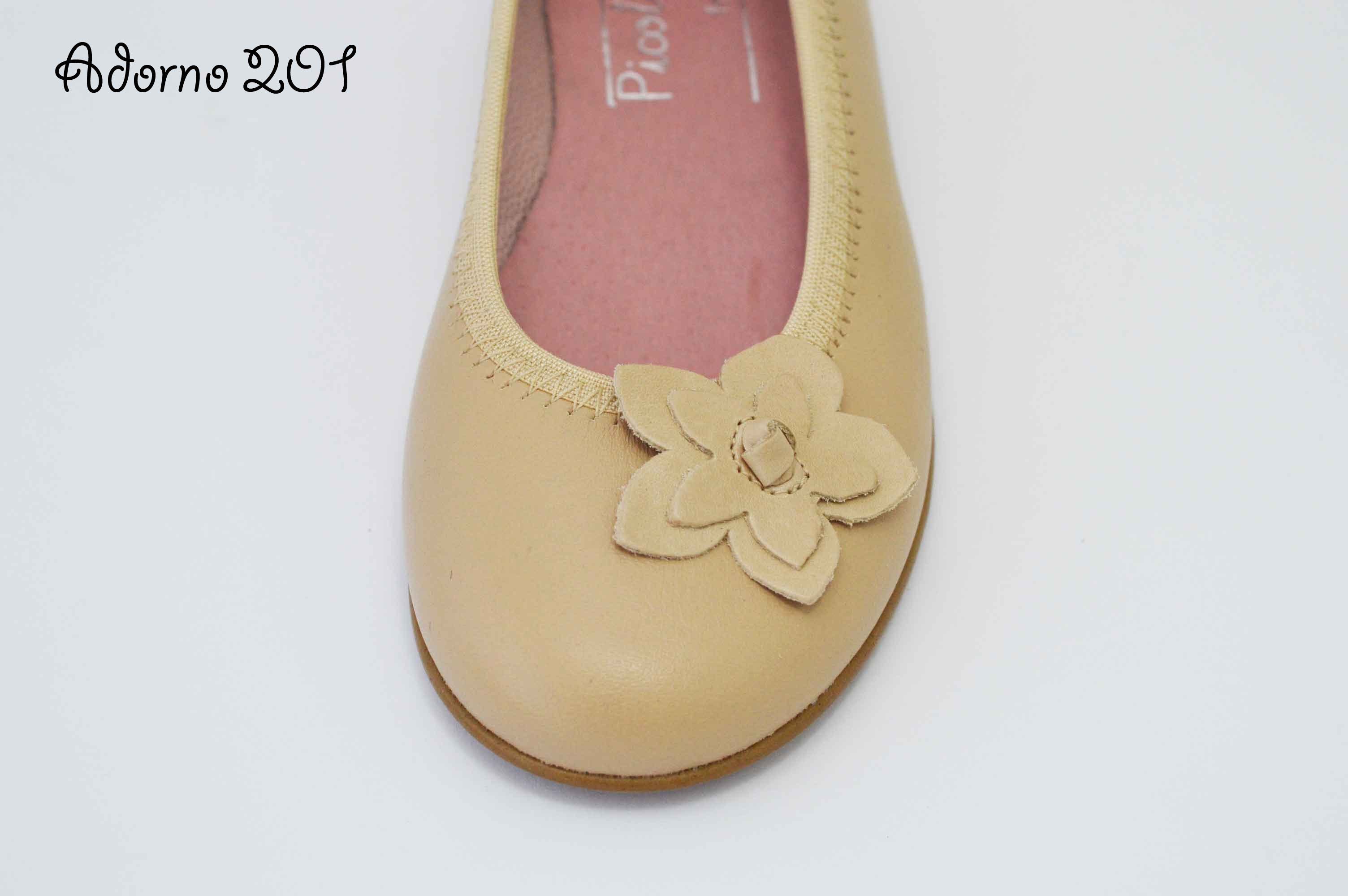 Bailarinas camel con adornos flor - Imagen 33