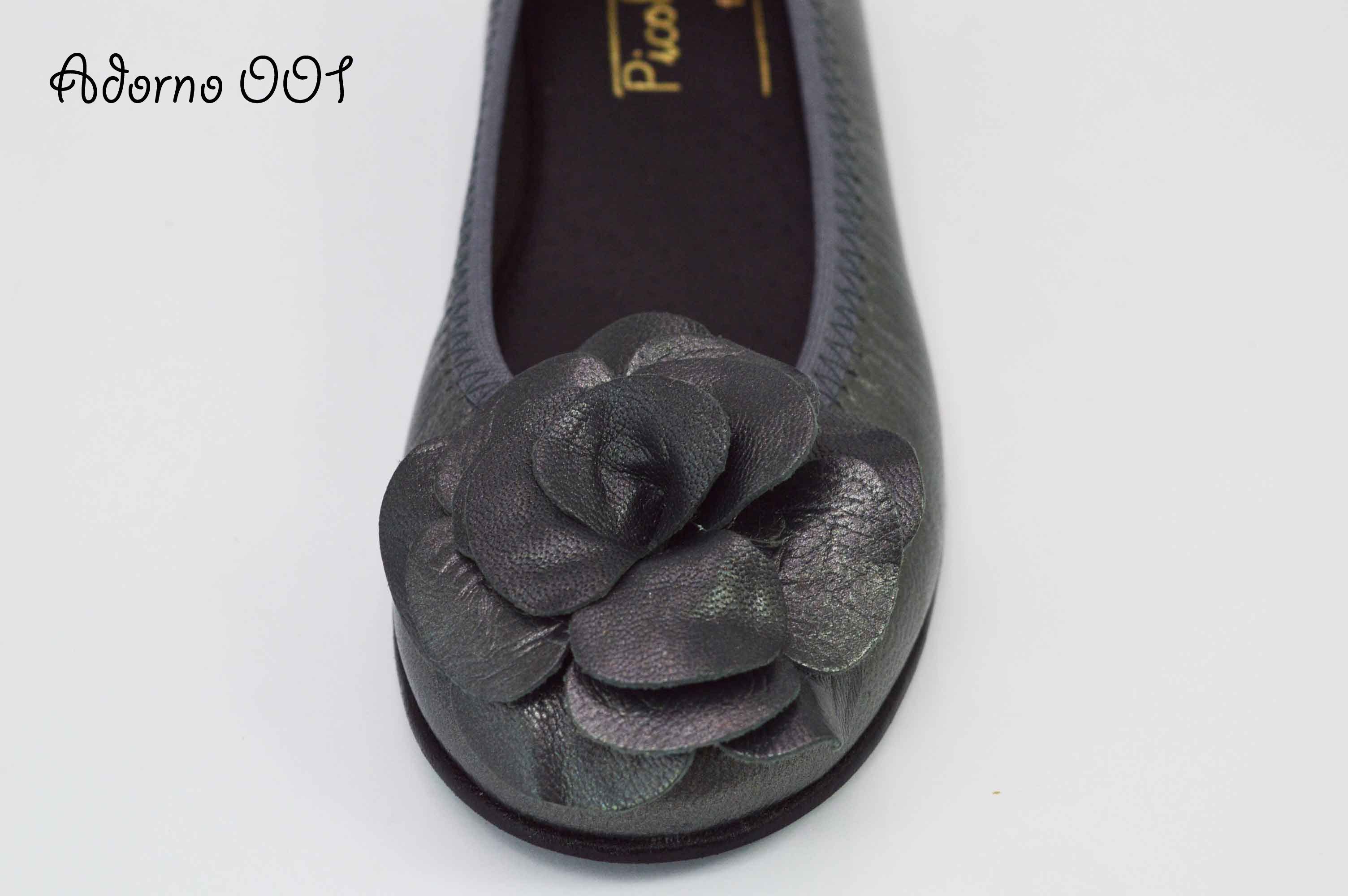 Bailarina metalizado gris con adornos - Imagen 15