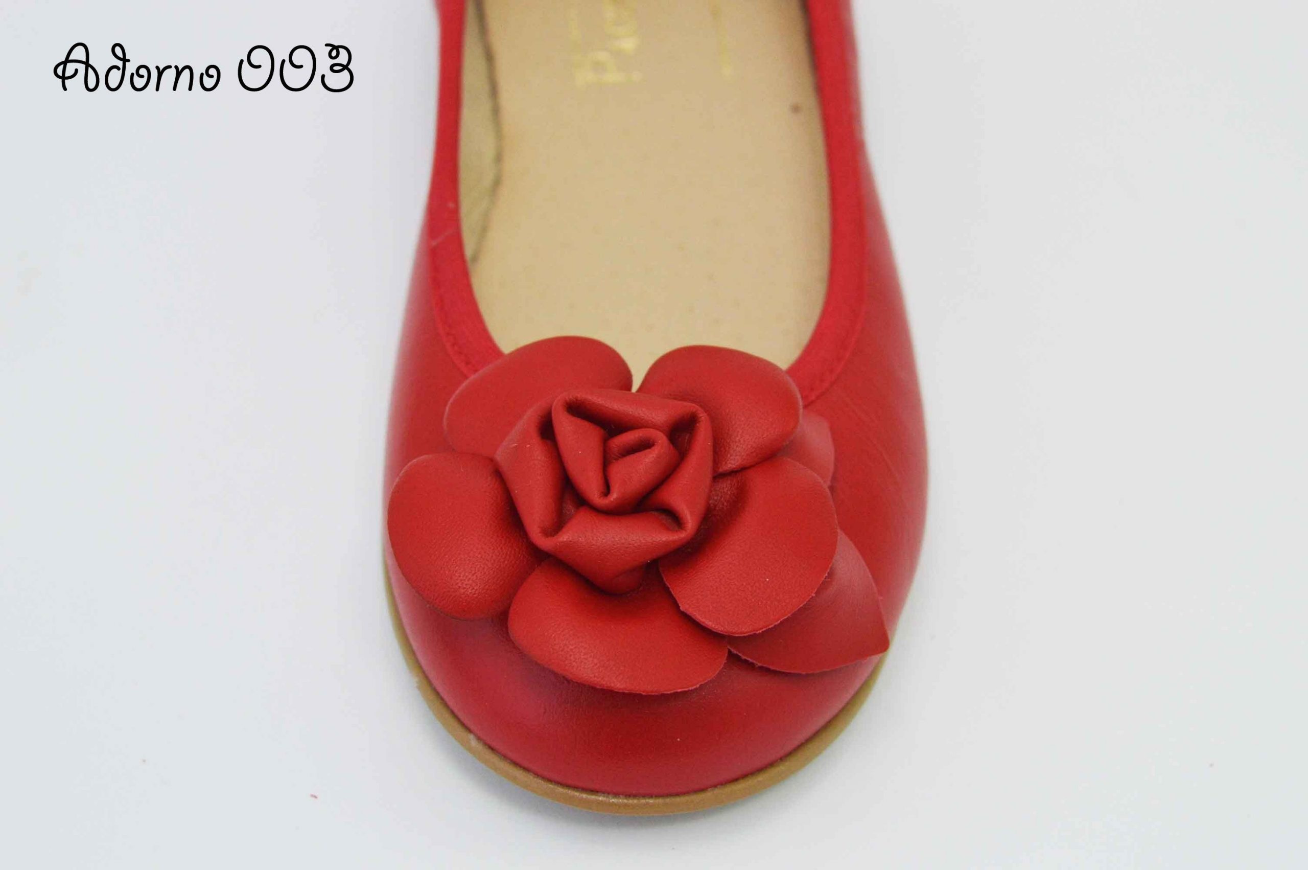 Bailarinas rojo con adorno flor - Imagen 29