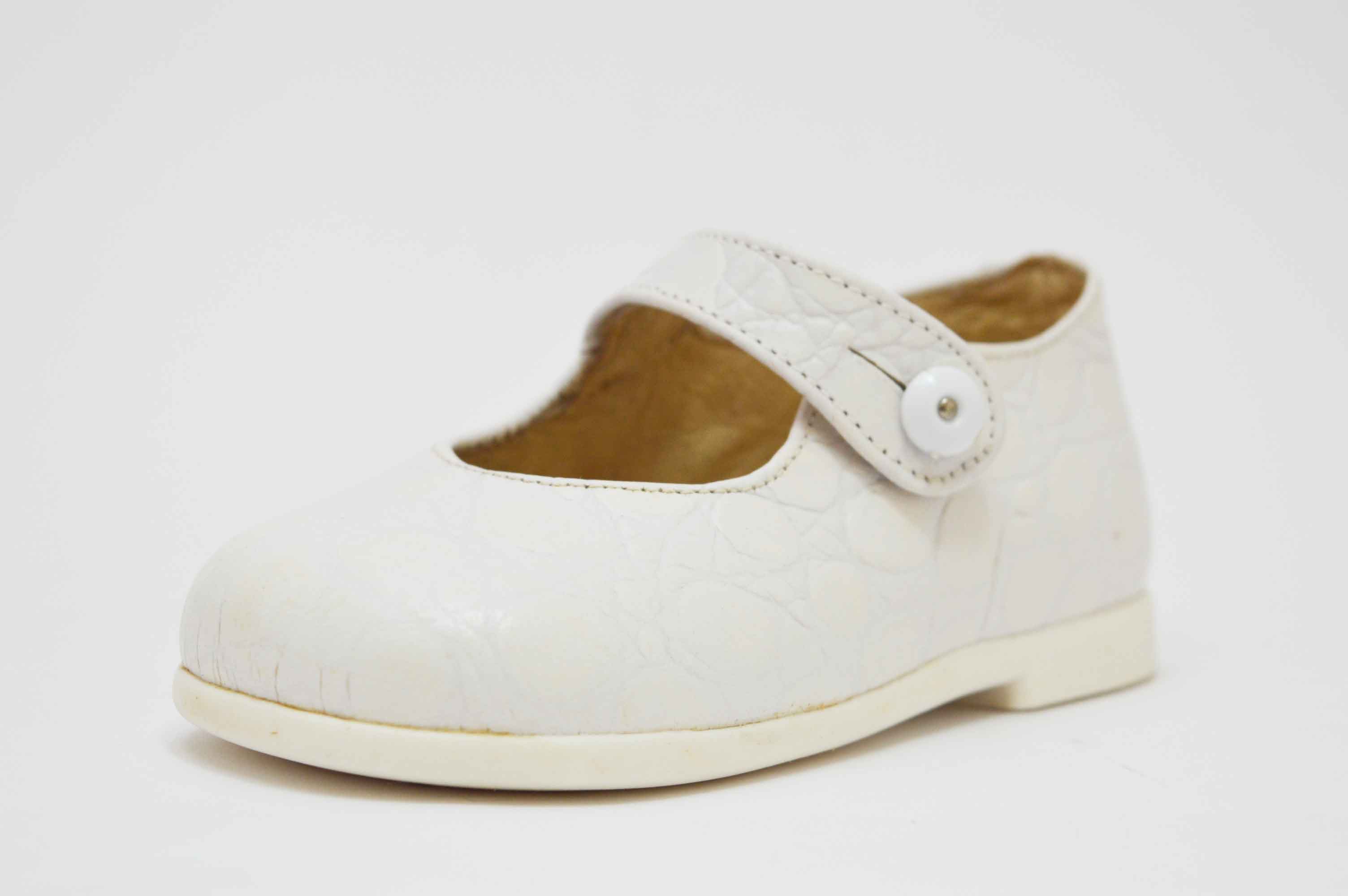 Merceditas De Niña De Terciopelo - Con Botón Decorativo Y Cierre Velcro, Tallas 18 Al 26, Suela Antideslizante