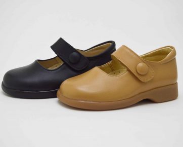 Mercedita colegial con cierre adherente-botón