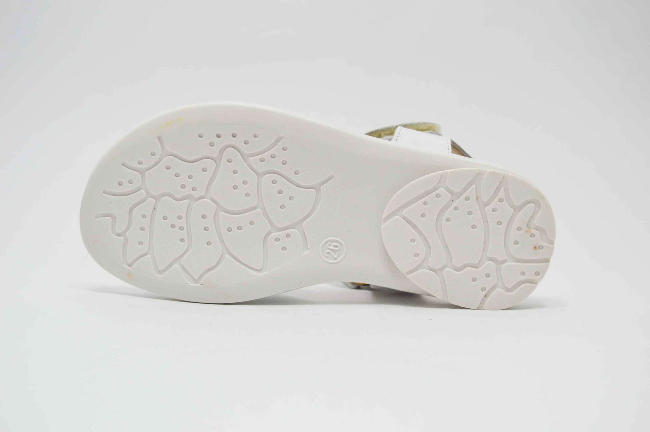 Sandalia niña en piel blanco - Imagen 6