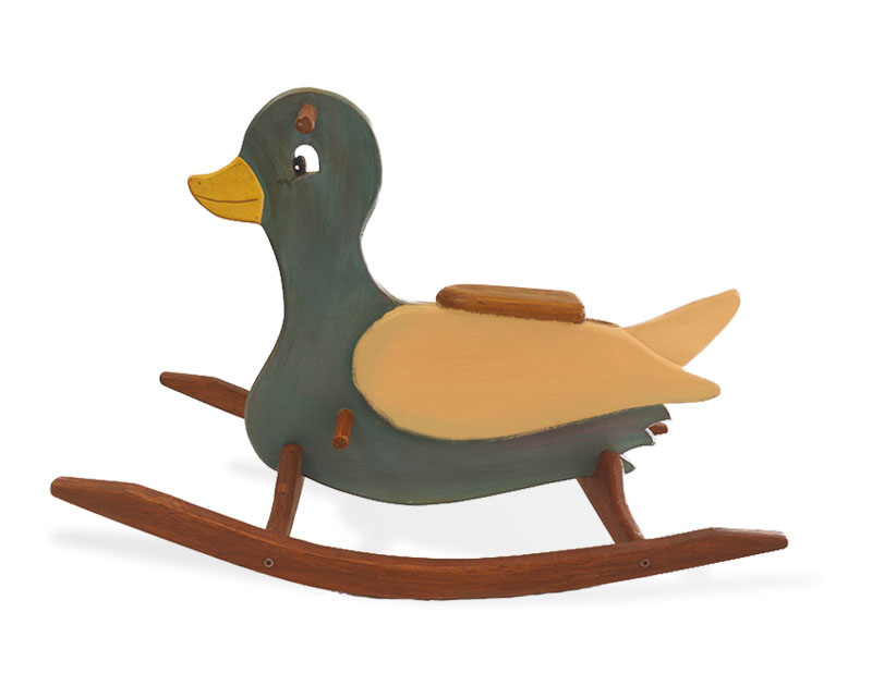Balancín artesanal Pato para niños - Imagen 8