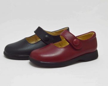 Mercedita colegial con cierre adherente-botón