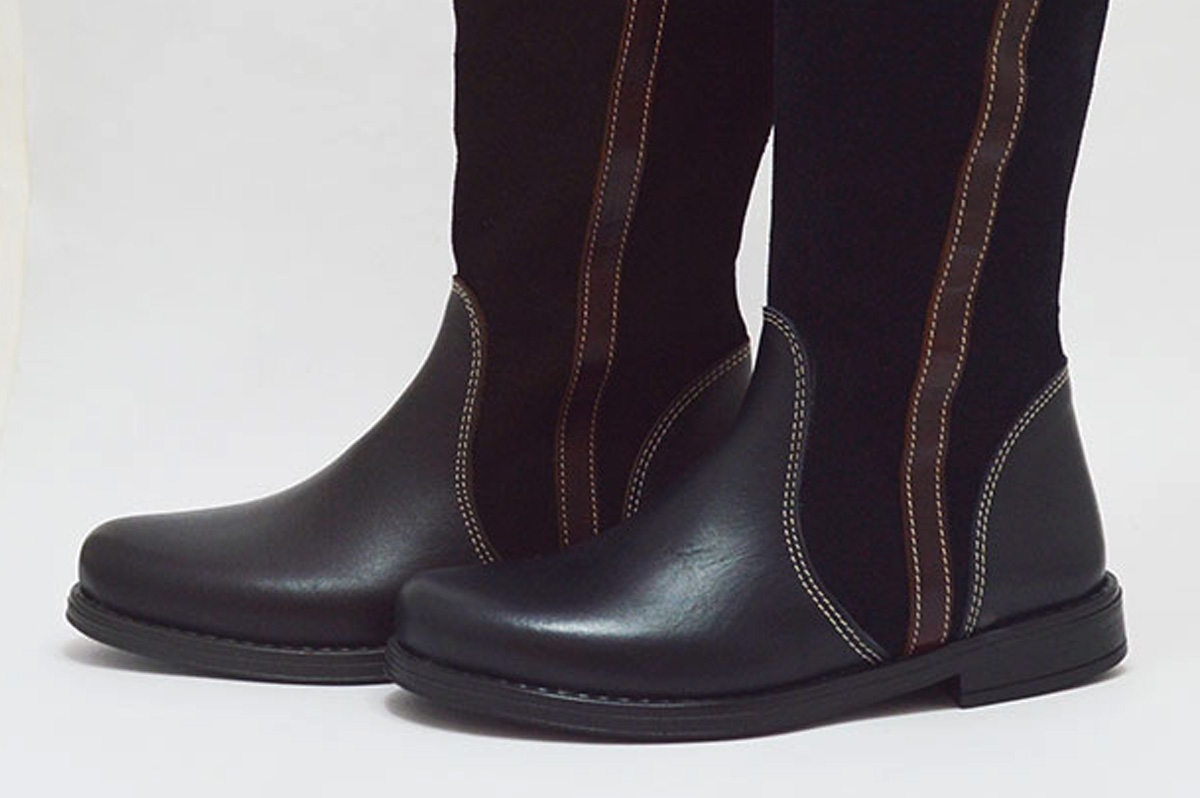 Bota alta banda metalizada niñas - Imagen 3
