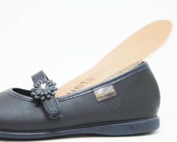 Colegial mercedita azul flexible niña