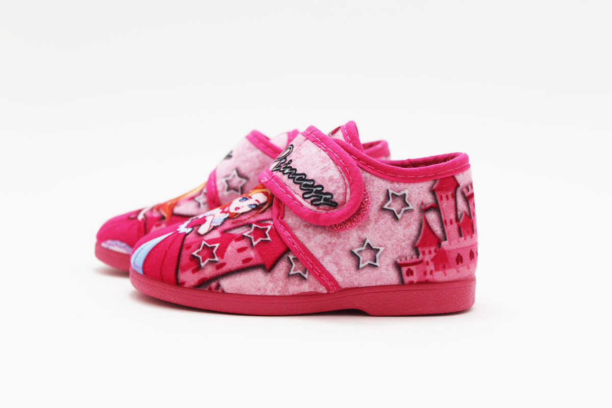 Zapatilla casa niña rosa princesa - Imagen 4