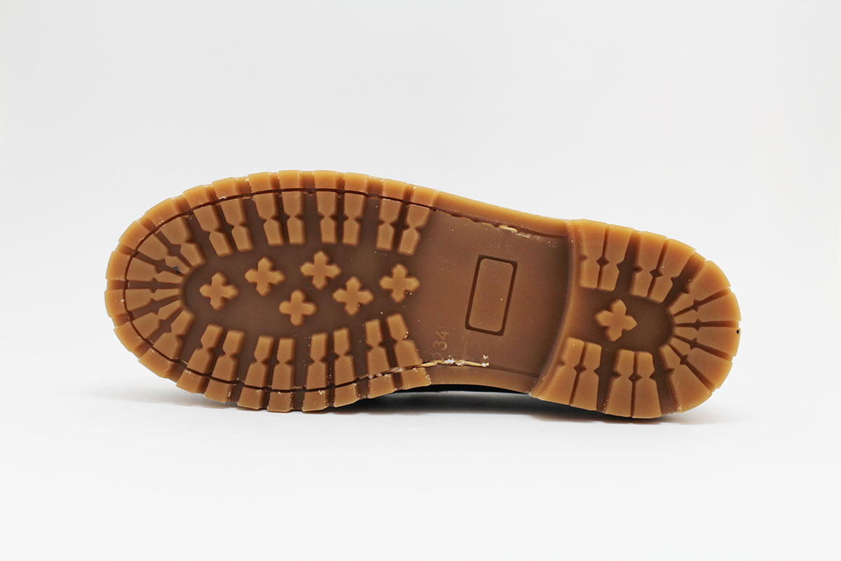 Náutico suela gruesa azul marino cordones marrones niño niña - Imagen 6