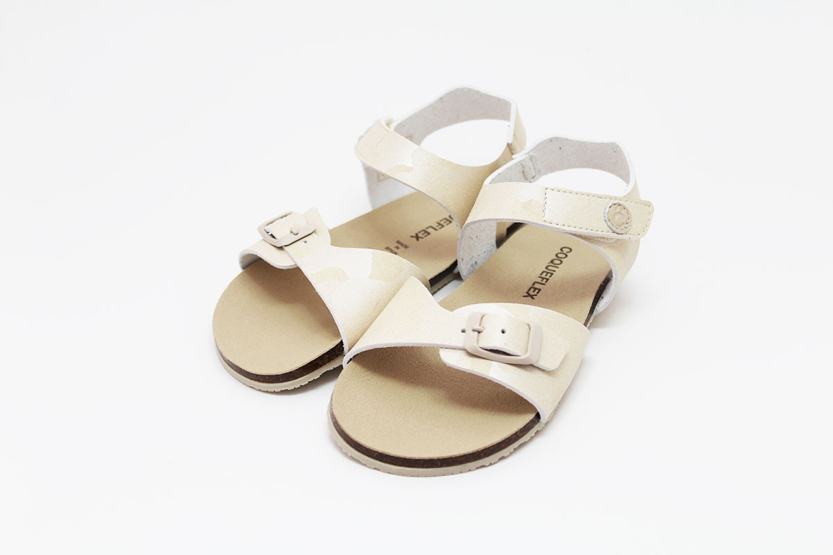 Sandalias respetuosas tipo bio Coqueflex estilo militar - Imagen 4