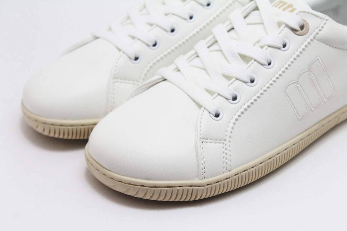 Deportivas respetuosas básicas blanco mujer Mustang - Imagen 10