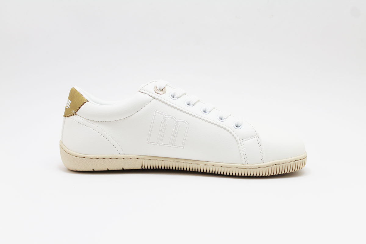 Deportivas respetuosas básicas blanco mujer Mustang - Imagen 9