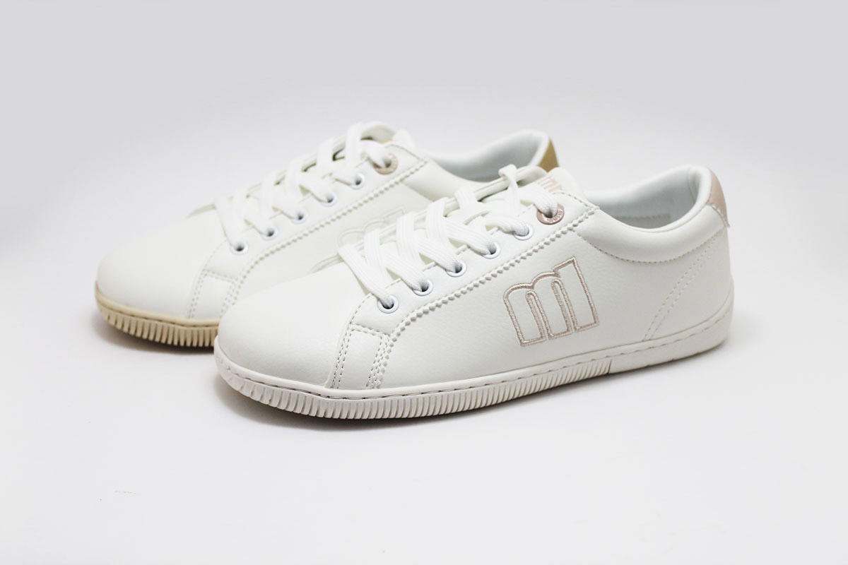 Deportivas respetuosas básicas blanco mujer Mustang