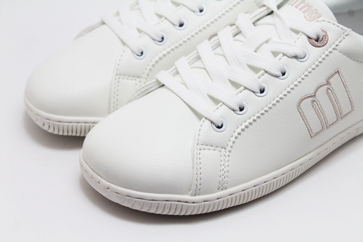 Deportivas respetuosas básicas blanco mujer Mustang - Imagen 5