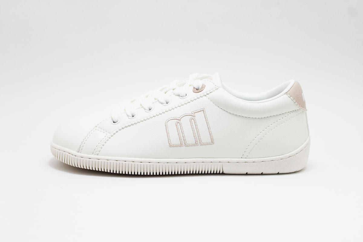 Deportivas respetuosas básicas blanco mujer Mustang - Imagen 3