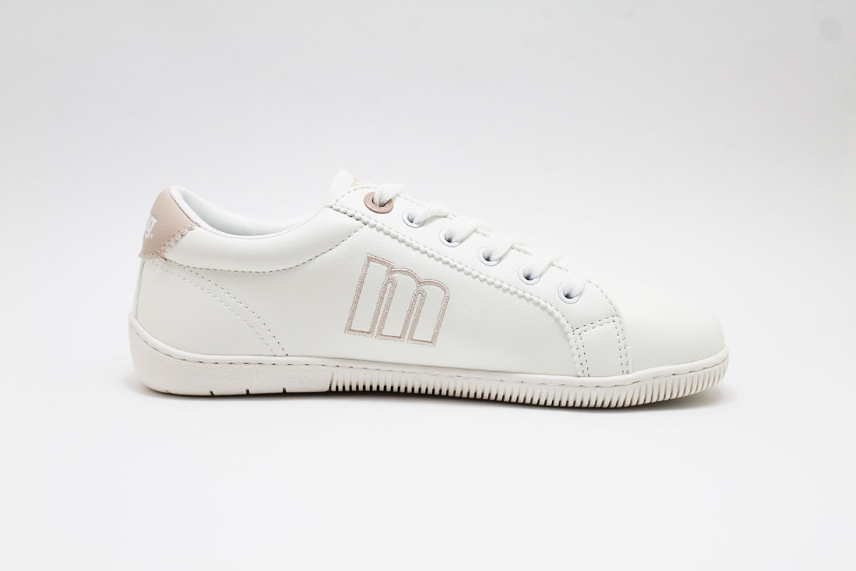 Deportivas respetuosas básicas blanco mujer Mustang - Imagen 4