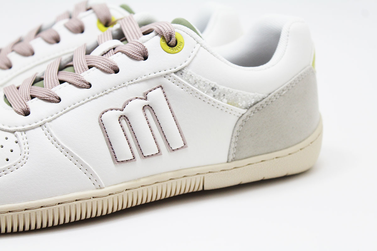 Deportivas respetuosas blanco combinada color mujer Mustang - Imagen 11