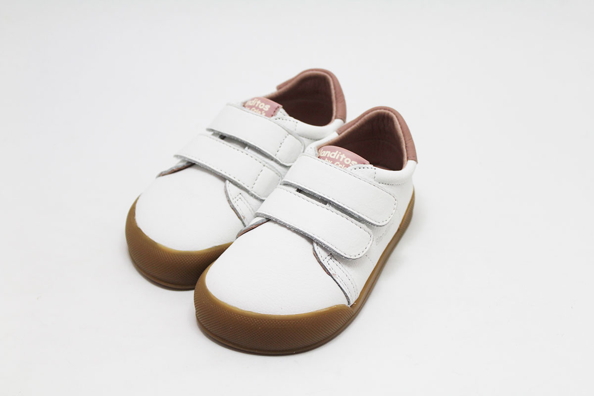 Deportivos Blanditos blanco rosa modelo Londres - Imagen 6