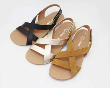 Sandalias barefoot mujer tiras