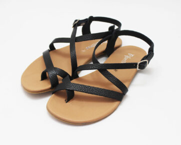 Sandalias barefoot mujer tiras entrelazadas