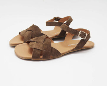 Sandalias barefoot mujer trenzado