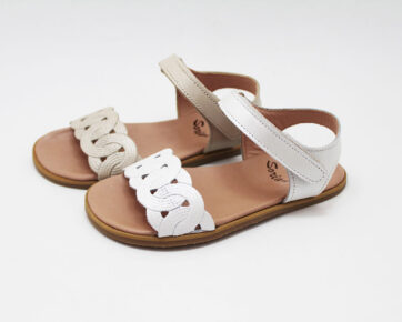 Sandalias barefoot niña diseño circulo
