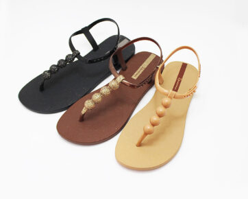 Sandalias playa mujer dedo bolitas Ipanema