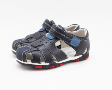Sandalias niño azul marino puntera bubble
