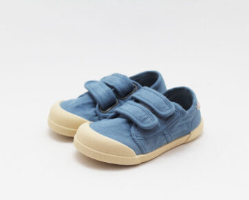 Zapatilla barefoot lona Igor azul jeans