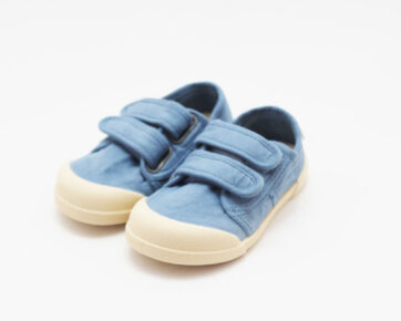 Zapatilla barefoot lona Igor azul jeans