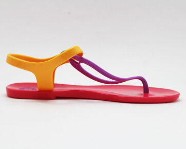 Sandalia playa niña fuxia naranja Gioseppo