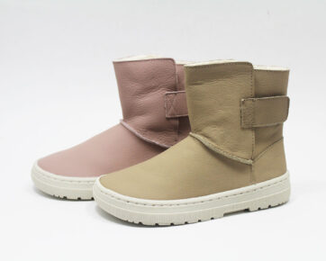 Bota barefoot borreguito suela gris Blanditos HIELO